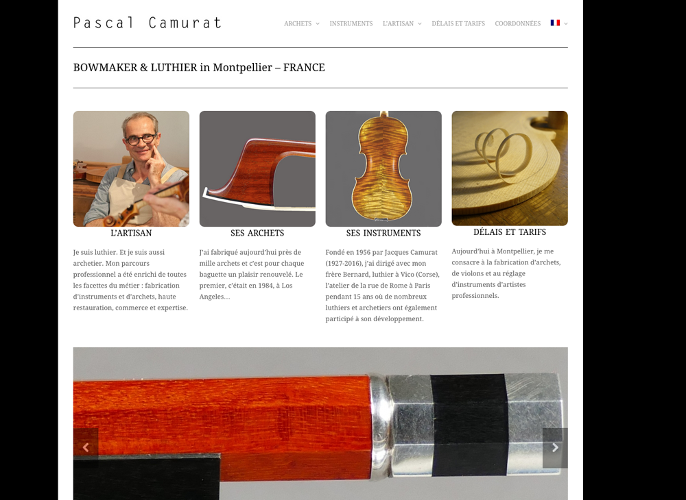 Pascal Camurat luthier