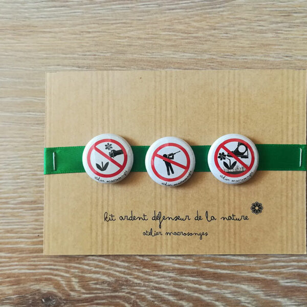 Badges "Prohibition naturelle"