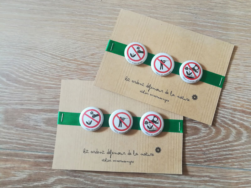 Badges "Prohibition naturelle"