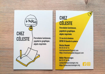 Carte de visite Céleste