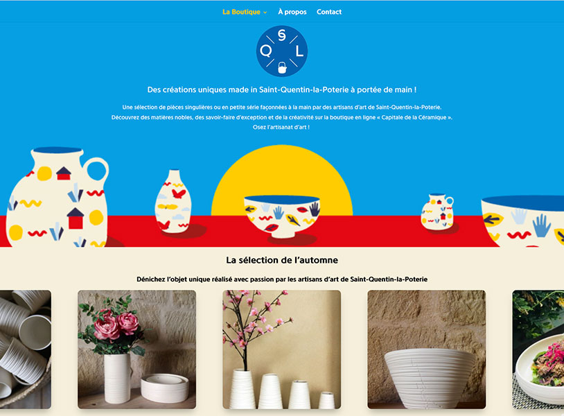 Site Internet Boutique Céramique