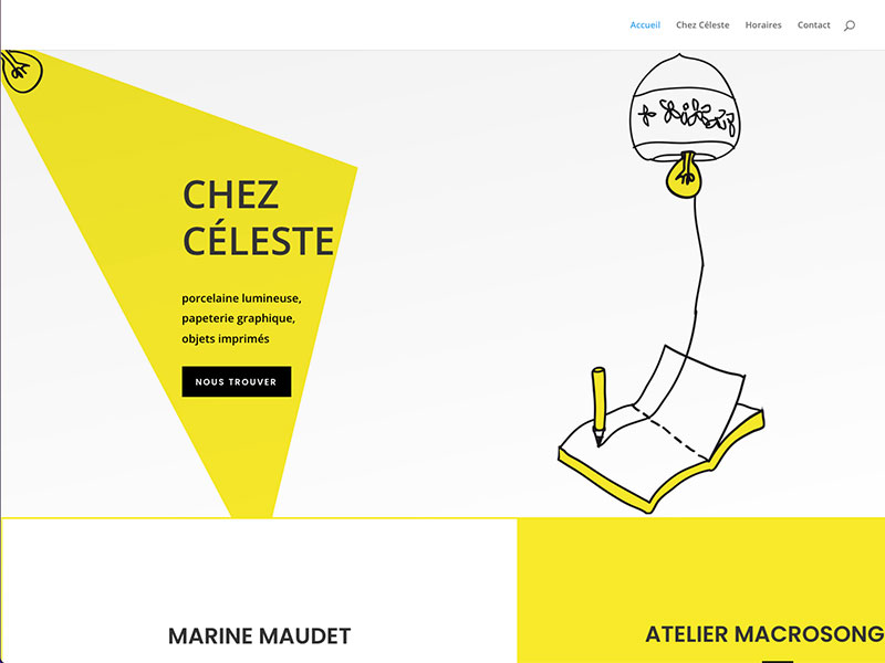 Site Internet Chez Céleste