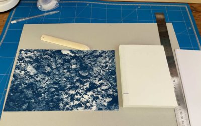 Tuto de création d’un carnet cyanotype fait à la main