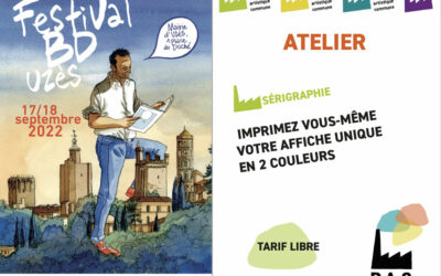 Hors les murs – La P.A.C sérigraphie au festival de la BD