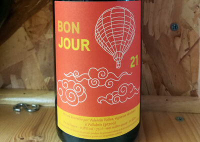 Création étiquette de vin – Bonjour